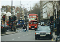 Routemaster bus on Notting Hill Gate, 2002