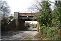 Railway bridge, Lower Weybourne Lane