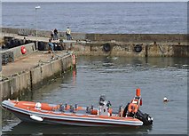 ND3773 : Natural Explorer Ribcraft in the Harbour at John O'Groats, Wick, Caithness by Terry Robinson