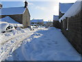 The village of Cambo under heavy snow