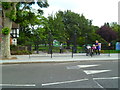 Looking into Lammas Park from Northfield Avenue