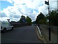 Looking west on Trumpers Way over the canal bridge