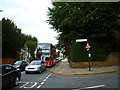 Looking north on Sutton Court Road from Barrowgate Road