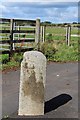 Granite Milestone opposite Busbie, north of Crosshouse