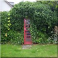 Telephone box in a hedge, Kirkhill