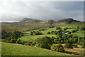 SH8828 : Fields above valley of Afon Twrch by Trevor Littlewood