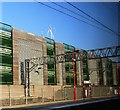 Multi-storey car park by Stafford Station