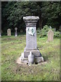 A memorial headstone in St Cuthbert