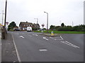 Burton Road approaching roundabout