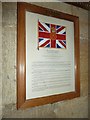 Sherborne Abbey: Dorset Regiment Commemoration (c)