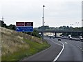 SK0107 : M6 Toll Road, Exit to Norton Canes Service Area by David Dixon