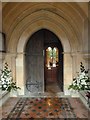 Going inside St John the Evangelist, Sutton Veny