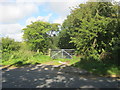 Gated entrance to bridleway off Acornclose Lane