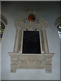 ST7818 : St Gregory, Marnhull: memorial (h) by Basher Eyre