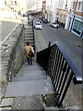 C4316 : Steps to the city walls, Derry / Londonderry by Kenneth  Allen