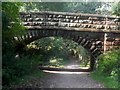 A sandstone bridge