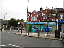 TQ2870 : Shops on the corner of Streatham Road and Southcroft Road by David Howard