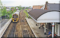 Hinckley station, with train