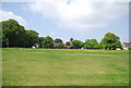 TQ5742 : Cricket pitch, Southborough Common by N Chadwick