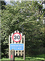 Horsford Village Name sign