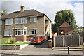 Housing and electricity substation on Copse Lane