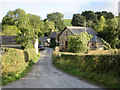 Un-named lane enters Rhiwlas