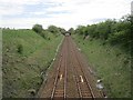 NS4051 : Glasgow to Kilmarnock railway by Richard Webb