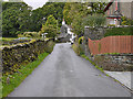 NY3103 : The road through Little Langdale village by Nigel Brown