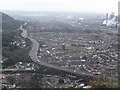 The M4 Corridor from Mynydd Dinas