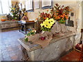 TQ8438 : Flower festival at All Saints Church, Biddenden by Marathon