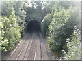 North portal of railway tunnel at Newnham