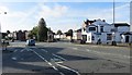 At the junction of Knowsley Street and Manchester Road