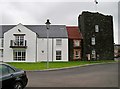 Tower house at the rear of the Bushmills Inn Hotel