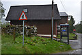 Youth Hostel and phone box, Glen Nevis