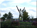 Sculpture of a miner, Brownhills