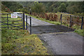 NG8316 : Cattle Grid with worrying sign! by Tom Richardson