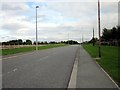 SJ3564 : Service Road, Broughton Shopping Park by Jeff Buck