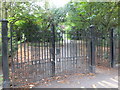 Gates to public park, Tweedmouth