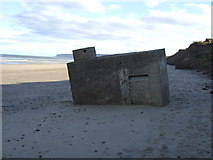 TA1277 : Pillbox on Hunmanby Sands by JThomas