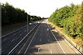 The M40 northbound from Bigmore Lane Bridge