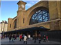 TQ3082 : Kings Cross frontage, revealed by Rich Tea