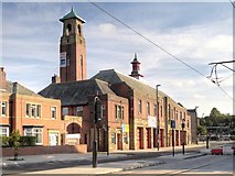 SD8912 : Rochdale Fire Station by David Dixon