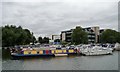 SK9771 : Boats moored on the south side of Brayford Pool by Christine Johnstone