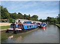 Grand Union Canal: Wyvern Shipping moorings in Linslade