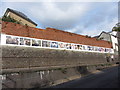 Photographic art on a Cardiff Wall