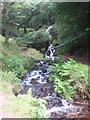 Waterfall on the edge of Burrator Reservoir