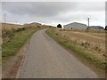 Minor road near Millcraig Farm