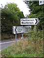 Roadsigns on the A1071 Thorpe