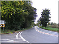 TM0843 : A1071 Ipswich Road, Hintlesham by Geographer