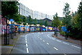 Belfast - Peace Wall along Cupar Way